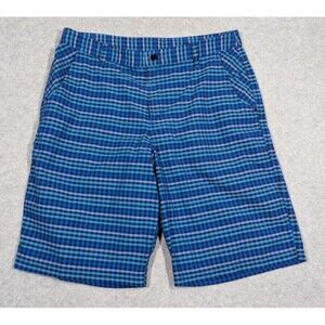 Lululemon Men Shorts 34x10 Gingham‎ Check Plaid Chino Preppy Casual Travel